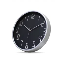RANDOM Black & Grey Printed Contemporary Wall Clock-picture-14