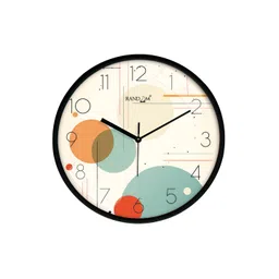 RANDOM Black & Orange Print Dial Wall Clock-picture-22