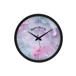 RANDOM Black & Purple Printed Contemporary Wall Clock image 3