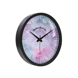 RANDOM Black & Purple Printed Contemporary Wall Clock image 5