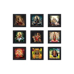 RANDOM Black & White 6 and more Piece Synthetic Wood Other Wall Paintings-picture-19