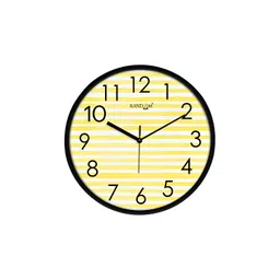 RANDOM Black & White Printed Contemporary Round Wall Clock-image-43