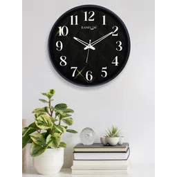 RANDOM Black & White Printed Dual Frame Quartz Movement 30CM Wall Clock-picture-29