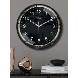 Random Black & White Printed Round Wall Clock-picture-14