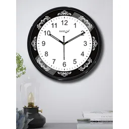 RANDOM Black & White Printed Traditional Wall Clock-picture-12