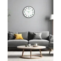 RANDOM Black Plastic Round Wall Clock-picture-19