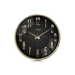 RANDOM Black Printed Silent Analogue Contemporary Wall Clock-picture-34