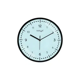RANDOM Blue & Black Round Contemporary Wall Clock-picture-14