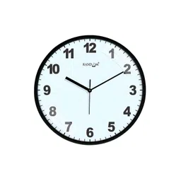 RANDOM Blue & Black Round Contemporary Wall Clock-picture-23