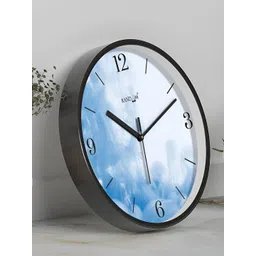 RANDOM Blue & White Printed Contemporary Wall Clock-picture-41