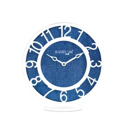 RANDOM Blue & White Printed Round Contemporary Wall Clock 20 cm-picture-36
