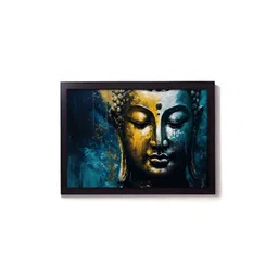 RANDOM Blue & Yellow Religious Wooden Wall Art-picture-20