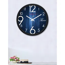 RANDOM Blue Round Printed 30 cm Analogue Wall Clock-picture-14