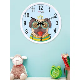RANDOM Blue Round Printed 30Cm Analogue Wall Clock-picture-15