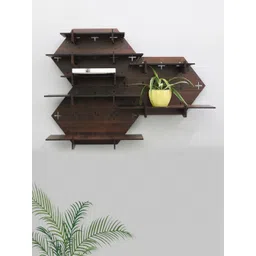 RANDOM Brown MDF Basic Wall Shelf-picture-53