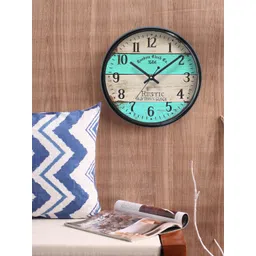 RANDOM Green & Black Round Analogue Wall Clock-picture-12