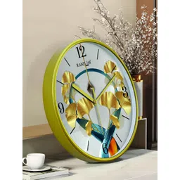 RANDOM Green & Blue Printed Contemporary Wall Clock-picture-10