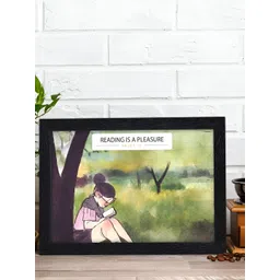 RANDOM Green & Pink Motivational Quote Printed Synthetic Wood Wall Frame-picture-17