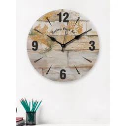 RANDOM Grey & Black Printed Contemporary Analogue Wall Clock-picture-21