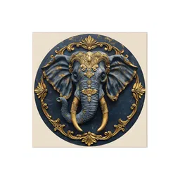 RANDOM Grey & Gold-Toned Canvas Religious Wall Frame-picture-29