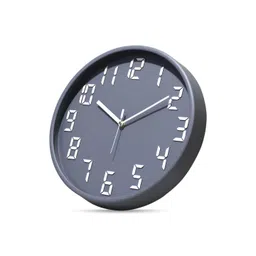 RANDOM Grey & White Printed Contemporary Analogue Wall Clock-picture-16