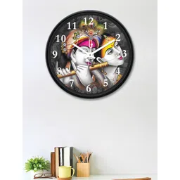 RANDOM Grey & White Round Printed 30 cm Analogue Wall Clock-picture-45
