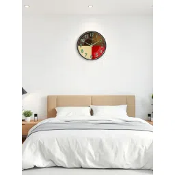 RANDOM Multicolor Plastic Round Wall Clock-picture-28