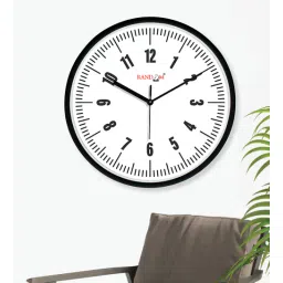 random Multicolour Modern Plastic Stylish Non Ticking Silent Analog Wall Clock -12 inch-picture-17