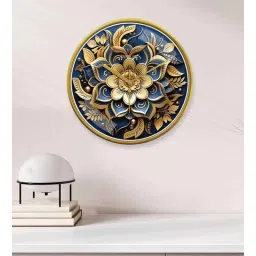 random Multicolour Modern Plastic Stylish Non Ticking Silent Analog Wall Clock -12 inch-picture-36