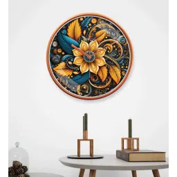 random Multicolour Modern Plastic Stylish Non Ticking Silent Analog Wall Clock -12 inch-picture-39