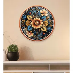 random Multicolour Modern Plastic Stylish Non Ticking Silent Analog Wall Clock -12 inch-picture-32