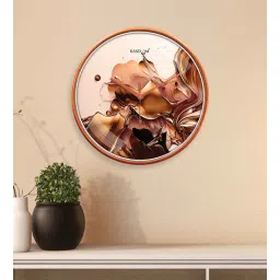 random Multicolour Modern Plastic Stylish Non Ticking Silent Analog Wall Clock -12 inch-picture-31