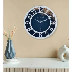 random Multicolour Modern Plastic Stylish Non Ticking Silent Analog Wall Clock -8 Inch-picture-24