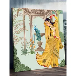 RANDOM Multicoloured 1 Piece Canvas Abstract Wall Paintings-picture-15