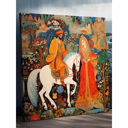 RANDOM Multicoloured 1 Piece Canvas Abstract Wall Paintings-picture-33