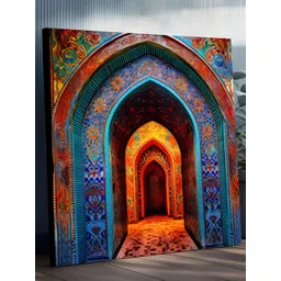 RANDOM Multicoloured 1 Piece Canvas Abstract Wall Paintings-picture-16