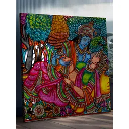 RANDOM Multicoloured 1 Piece Canvas Abstract Wall Paintings-picture-20