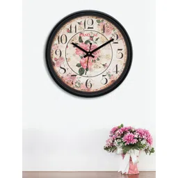 RANDOM Multicoloured & Pink Round Printed 30 cm Analogue Wall Clock-picture-49