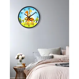 RANDOM Multicoloured Printed Dial 27.94 cm Analogue Wall Clock-picture-41