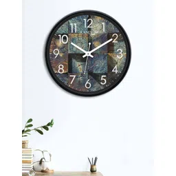 RANDOM Multicoloured Round Printed Analogue Wall Clock-picture-18