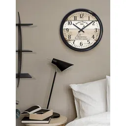 RANDOM Off-White & Black 30 cm Analogue Wall Clock-picture-19
