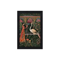 RANDOM Orange & Green Traditional Wooden Wall Art image 3