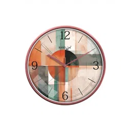 RANDOM Pink & Green Printed Contemporary Wall Clock-picture-20
