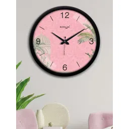 Random Pink & Green Printed Round Shaped Wall Clock-picture-10