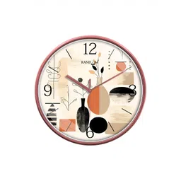 RANDOM Pink & White Printed Contemporary Wall Clock-picture-12