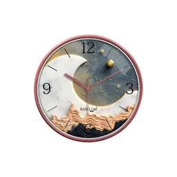 RANDOM Pink & White Printed Contemporary Wall Clock-picture-18