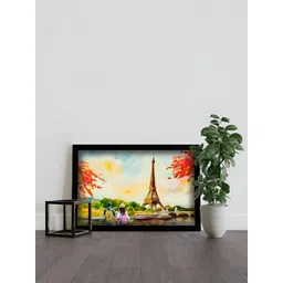 RANDOM Red & Yellow Wooden Wall Art image 3