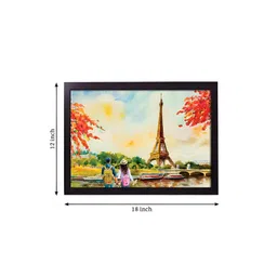 RANDOM Red & Yellow Wooden Wall Art image 4