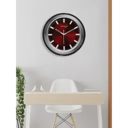 Random Red Plastic Round Wall Clock-picture-26