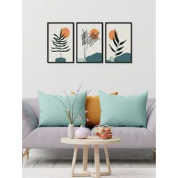 Random Set of 3 Rowan Leaves Wall Art-image-12